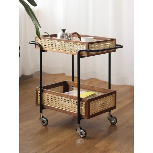 Rattan Serving Trolley