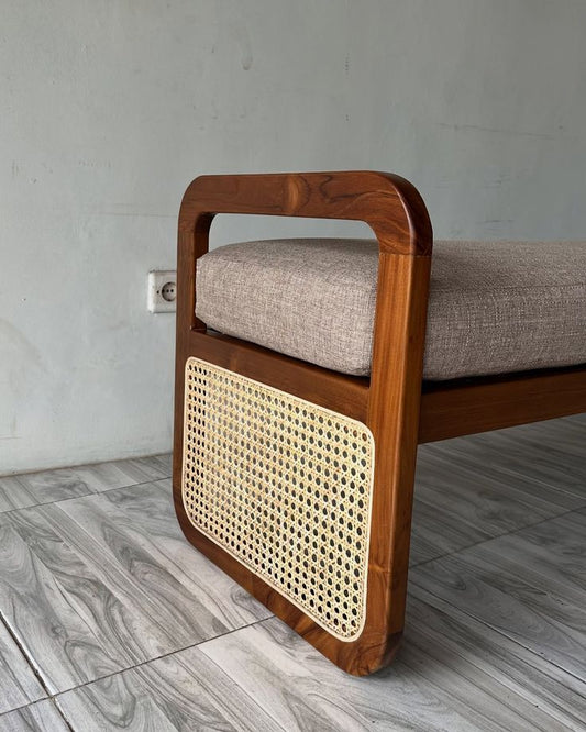 Rattan Bench
