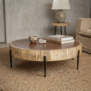 Live Edge Round Center Table