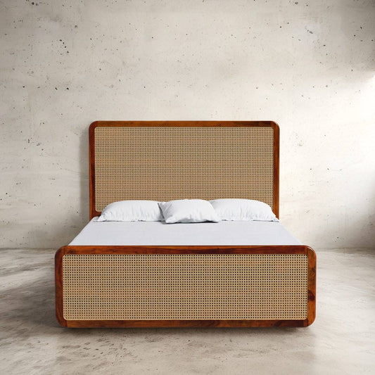 Rattan Bed Set