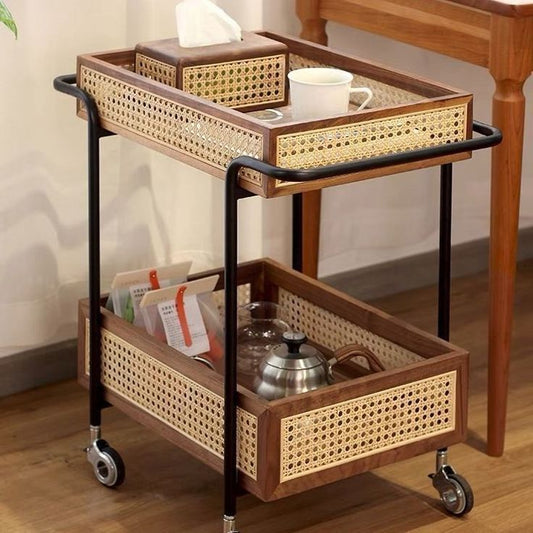 Rattan  Serving Trolley