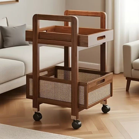 Rattan Serving Trolley