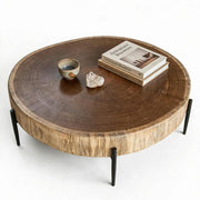 Live Edge Round Center Table