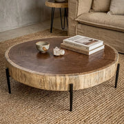 Live Edge Round Center Table