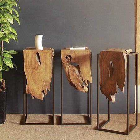 Natural Root Side Table