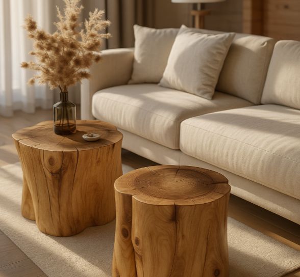 Live Edge Wood Log