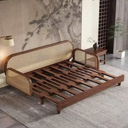 Rattan Sofa Cum Bed