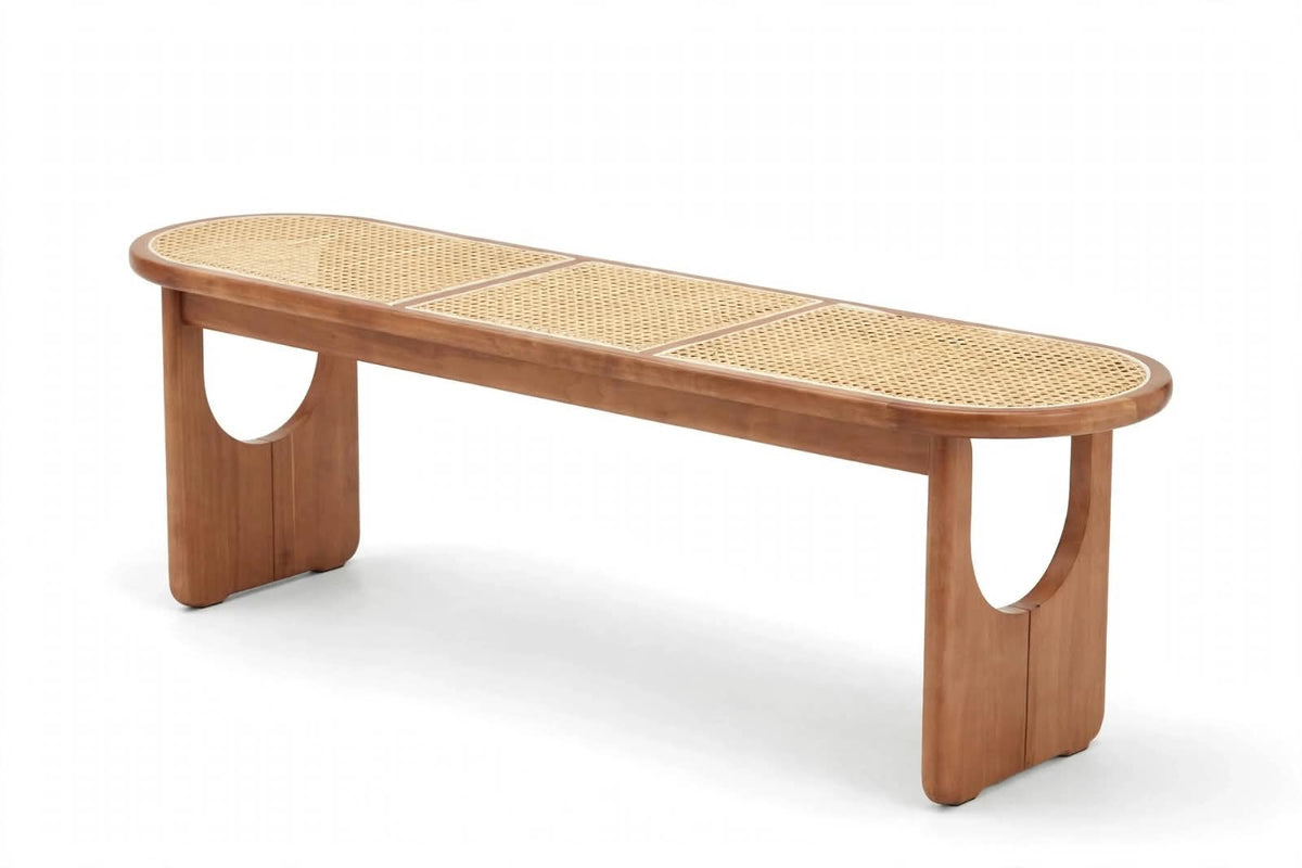 Rattan Bench